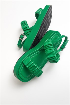 BRIDE Green Sandals
