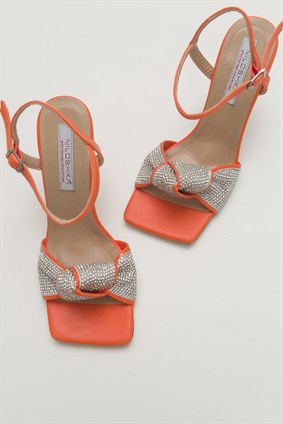 GLITTER Orange Sandals