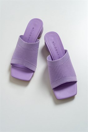 MOJA Lilac Knitwear Slipper