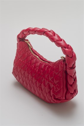 STELLA Red Knitting Bag