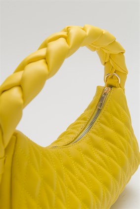STELLA Yellow Knitting Bag