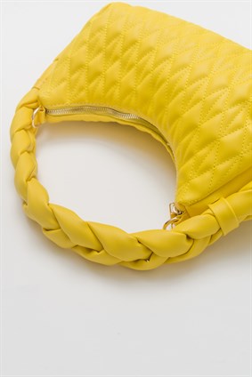 STELLA Yellow Knitting Bag